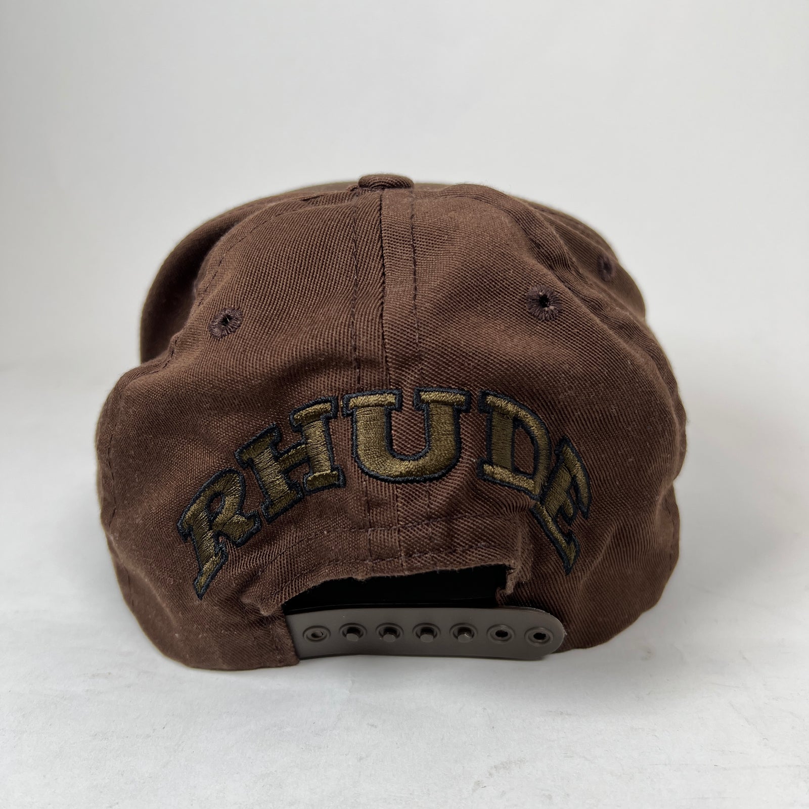Rhude Brown St. Barthelemy Snapback Hat