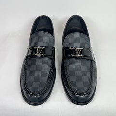 Louis Vuitton Damier Graphite Major Loafers