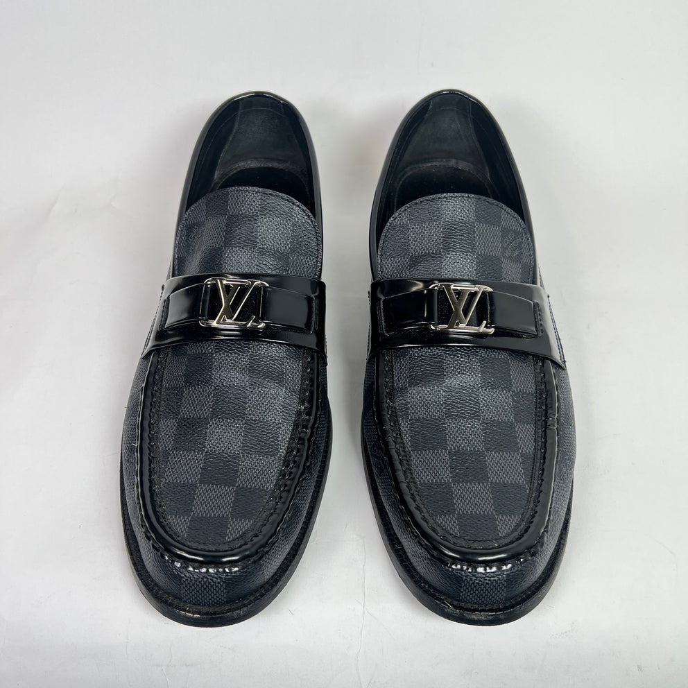 Louis Vuitton Damier Graphite Major Loafers