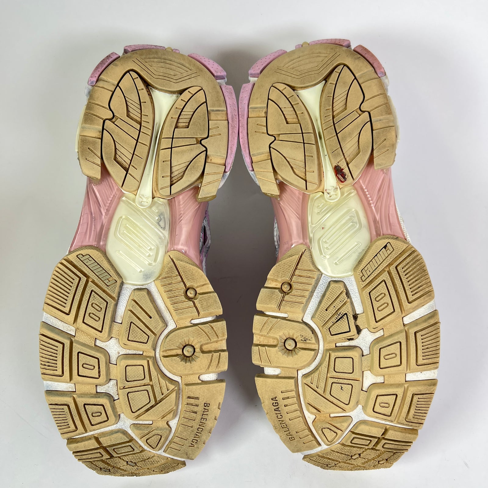 Balenciaga Pink Mesh Runner Sneaker