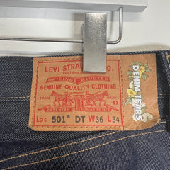 Denim Tears 36x34 Raw Denim Wreath Jeans