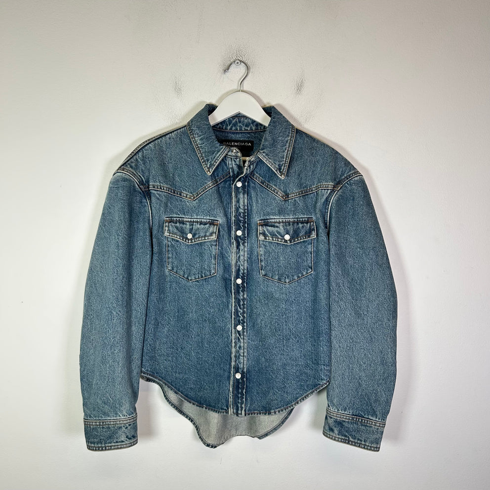 Balenciaga SS17 Western Denim Shirt