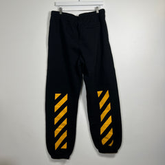 Off-White Caravaggio Black Sweats Pants Size XL