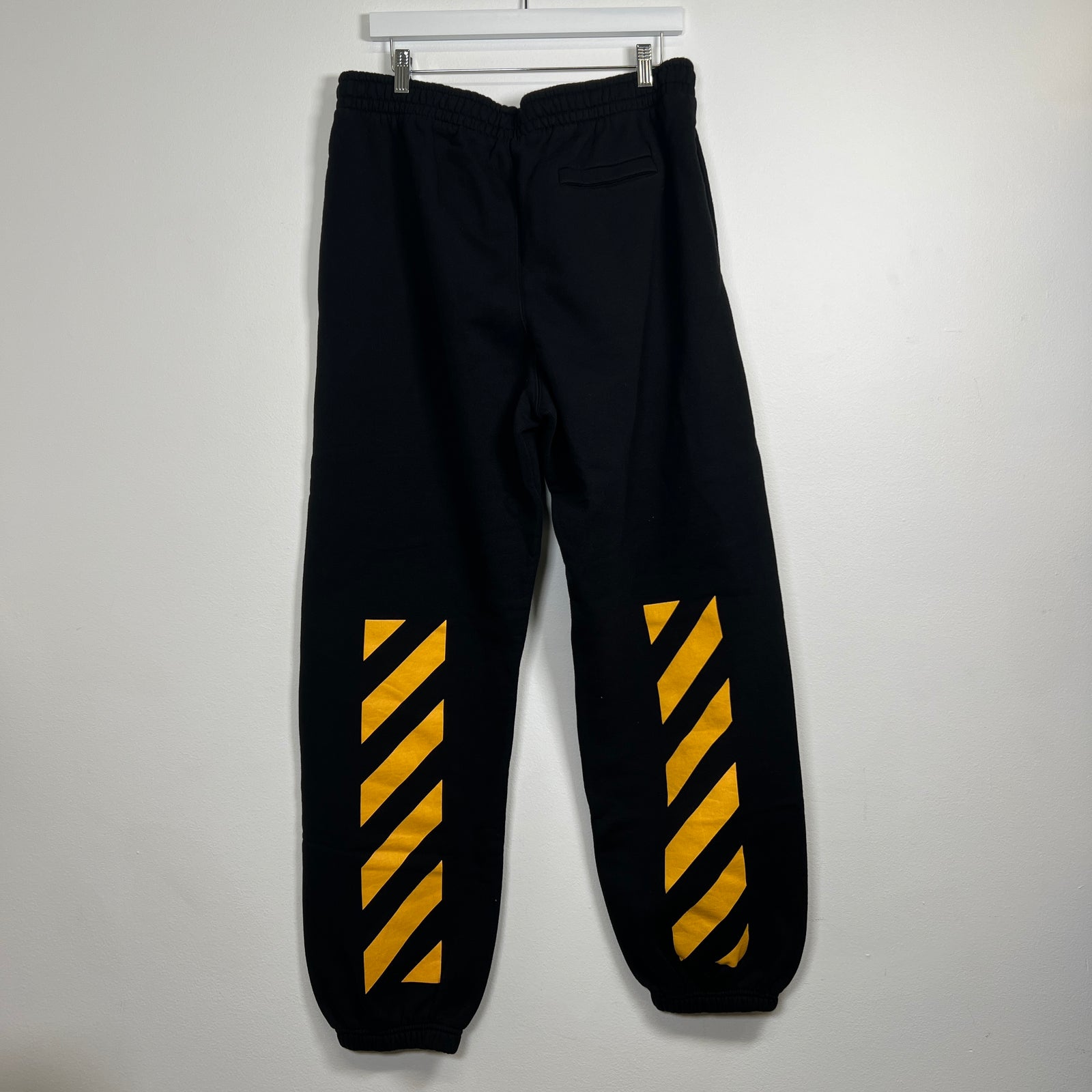 Off-White Caravaggio Black Sweats Pants Size XL