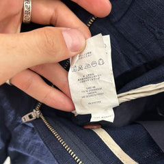 Gant Rugger Navy Linen Shorts Size 32