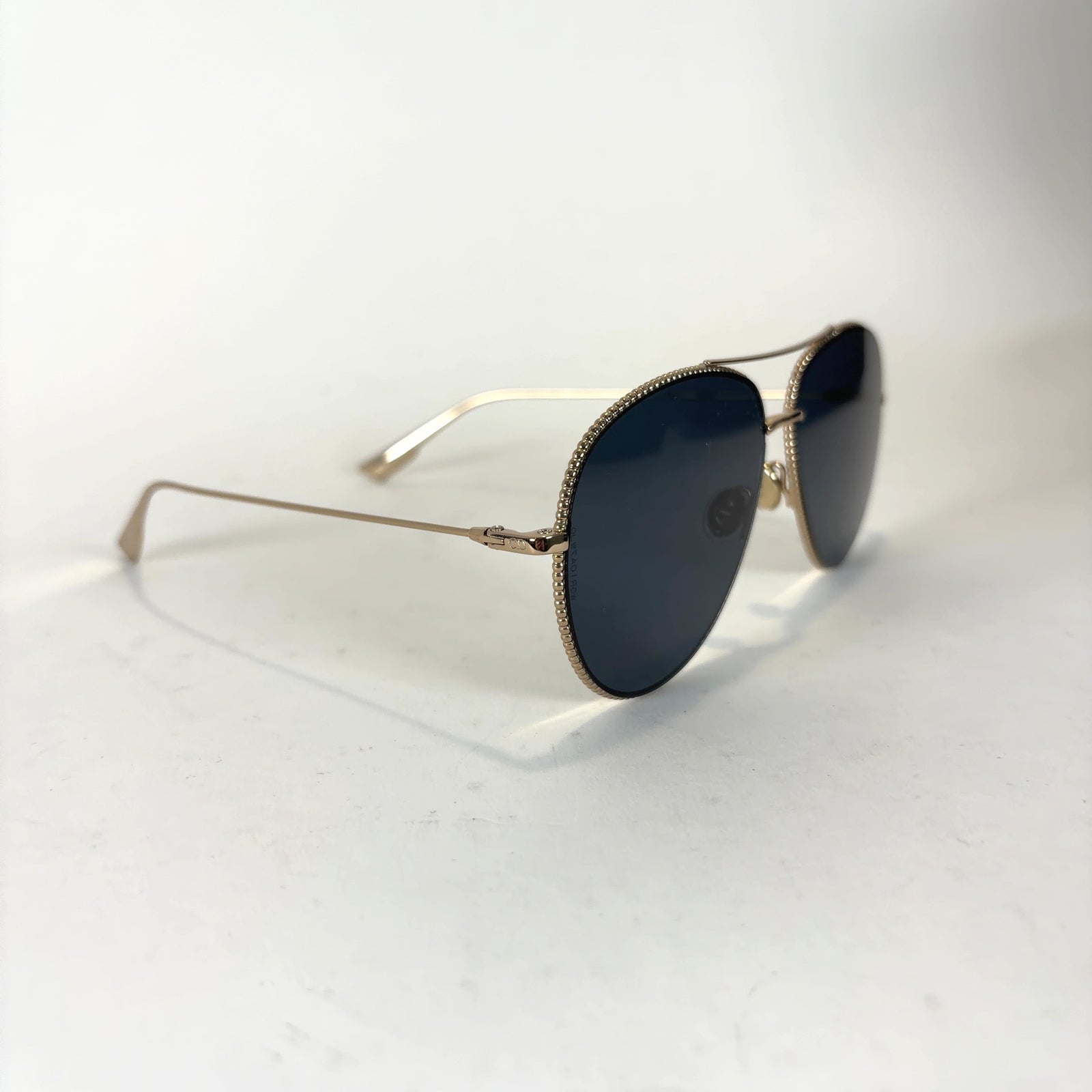 Dior Gold Wire Frame Avaitor Sunglasses