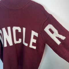 Moncler Maglione Spell Out Knit Sweater