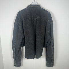 Vetements x Levi's Black Washed Denim Shirt Size 7XL