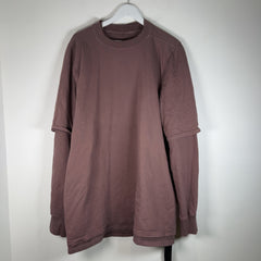 Rick Owens Double Layer Mauve Crewneck