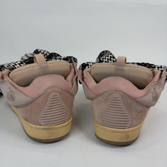 Lanvin Pale Pink Curb Lowtop Sneakers