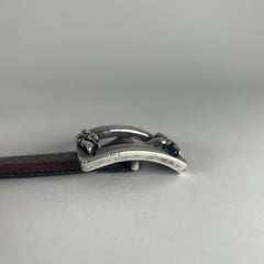 Chrome Hearts 1" Floral Square Belt