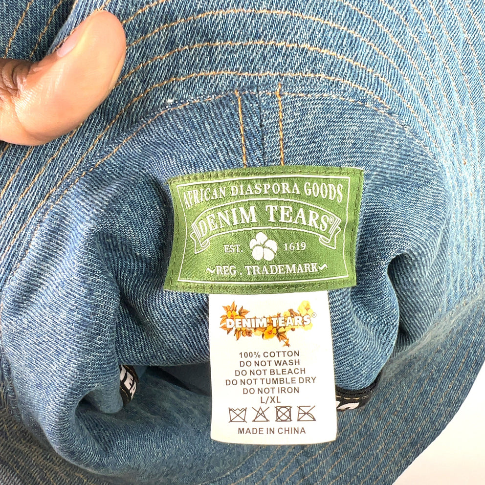 Denim Tears Denim Wreath Bucket Hat