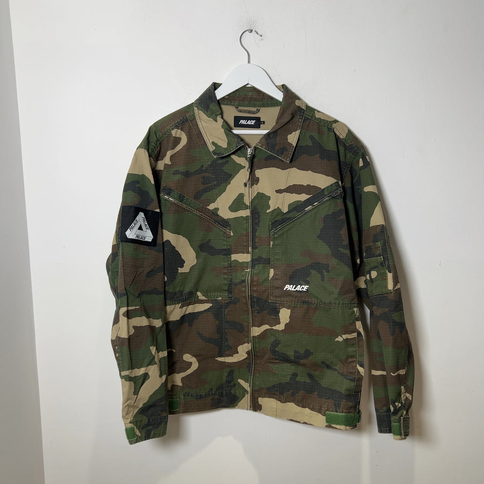 Palace Ripstop Camo Cargo Jackets Size L