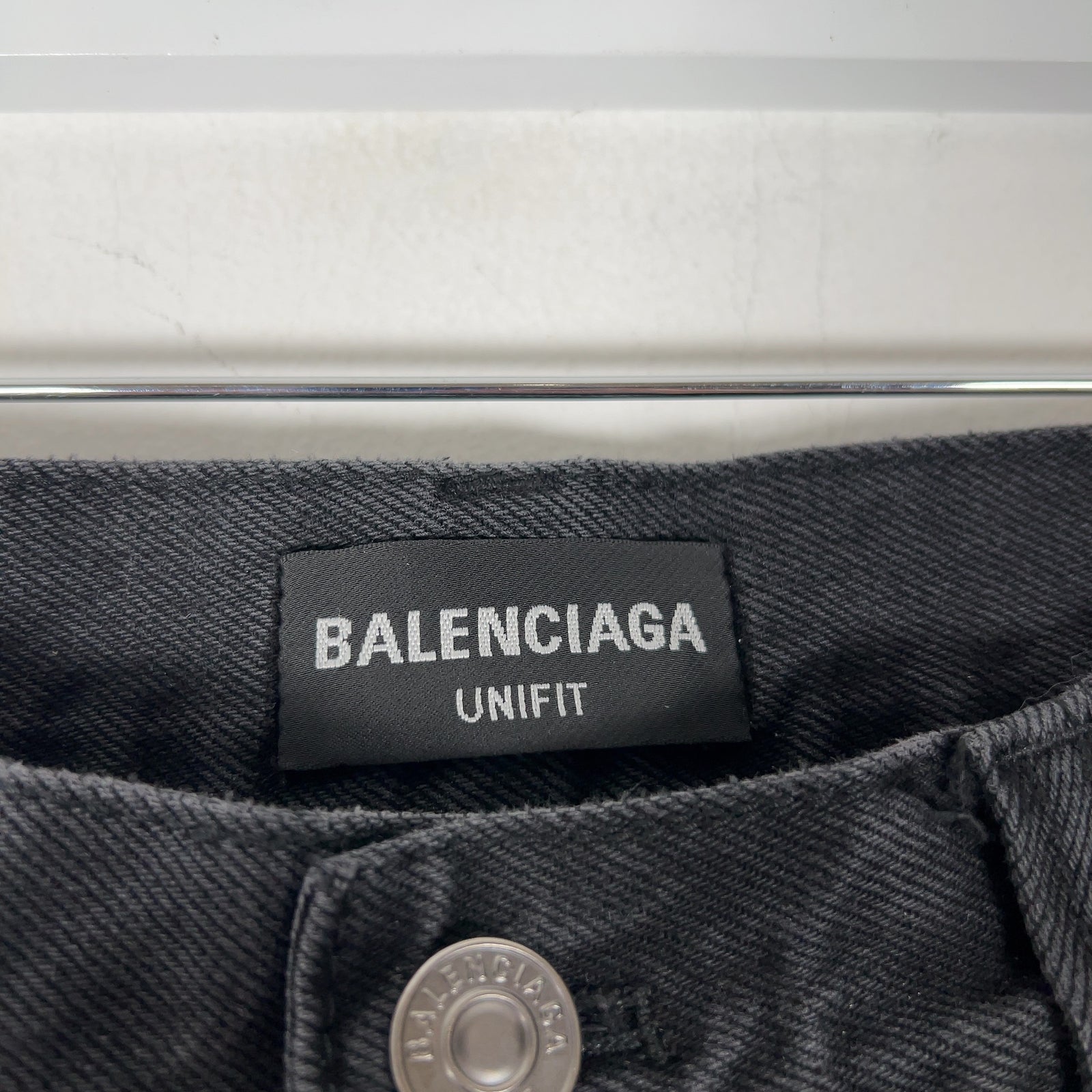 Balenciaga Black Flared Denim Pants