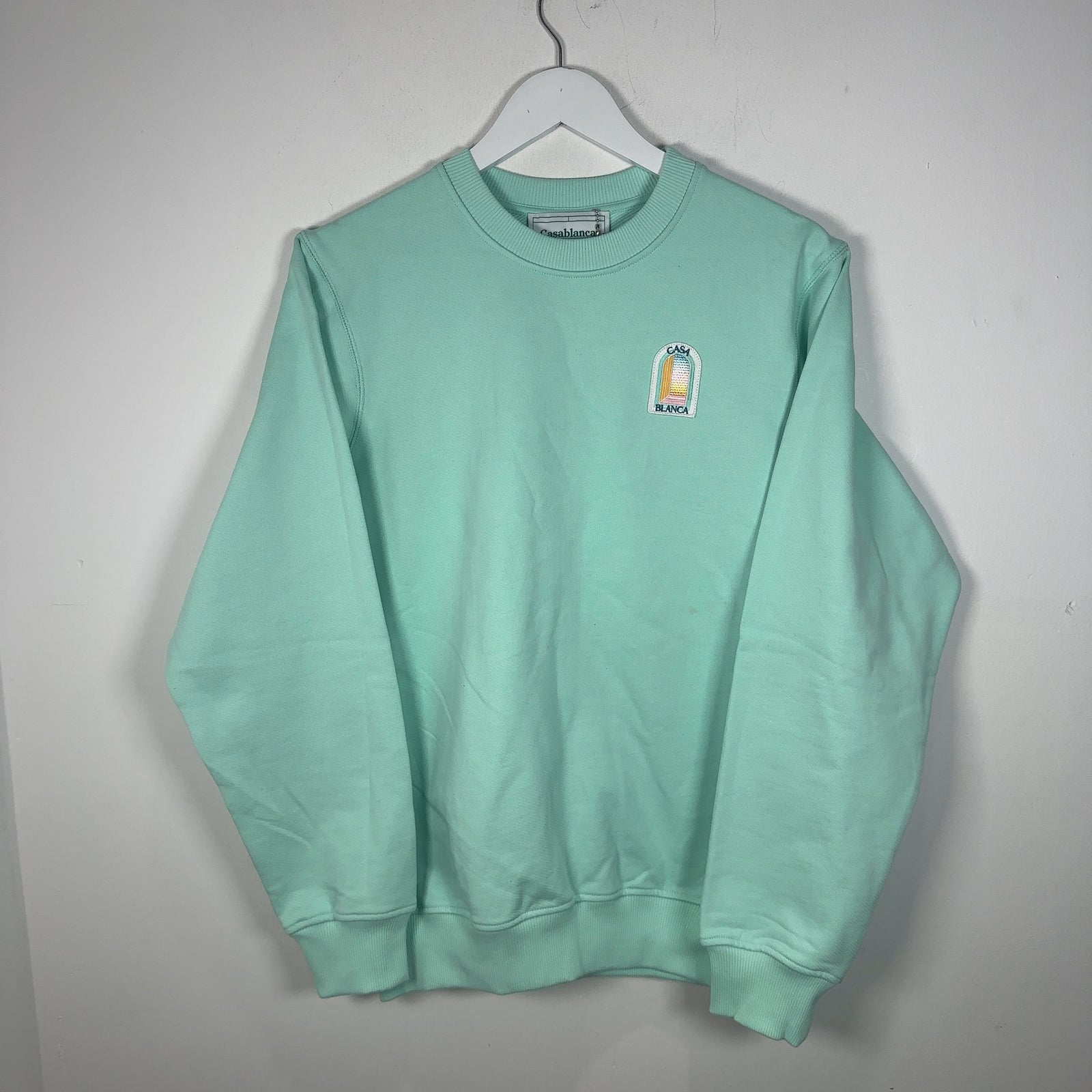 Casablanca Window Logo Patch Crewneck