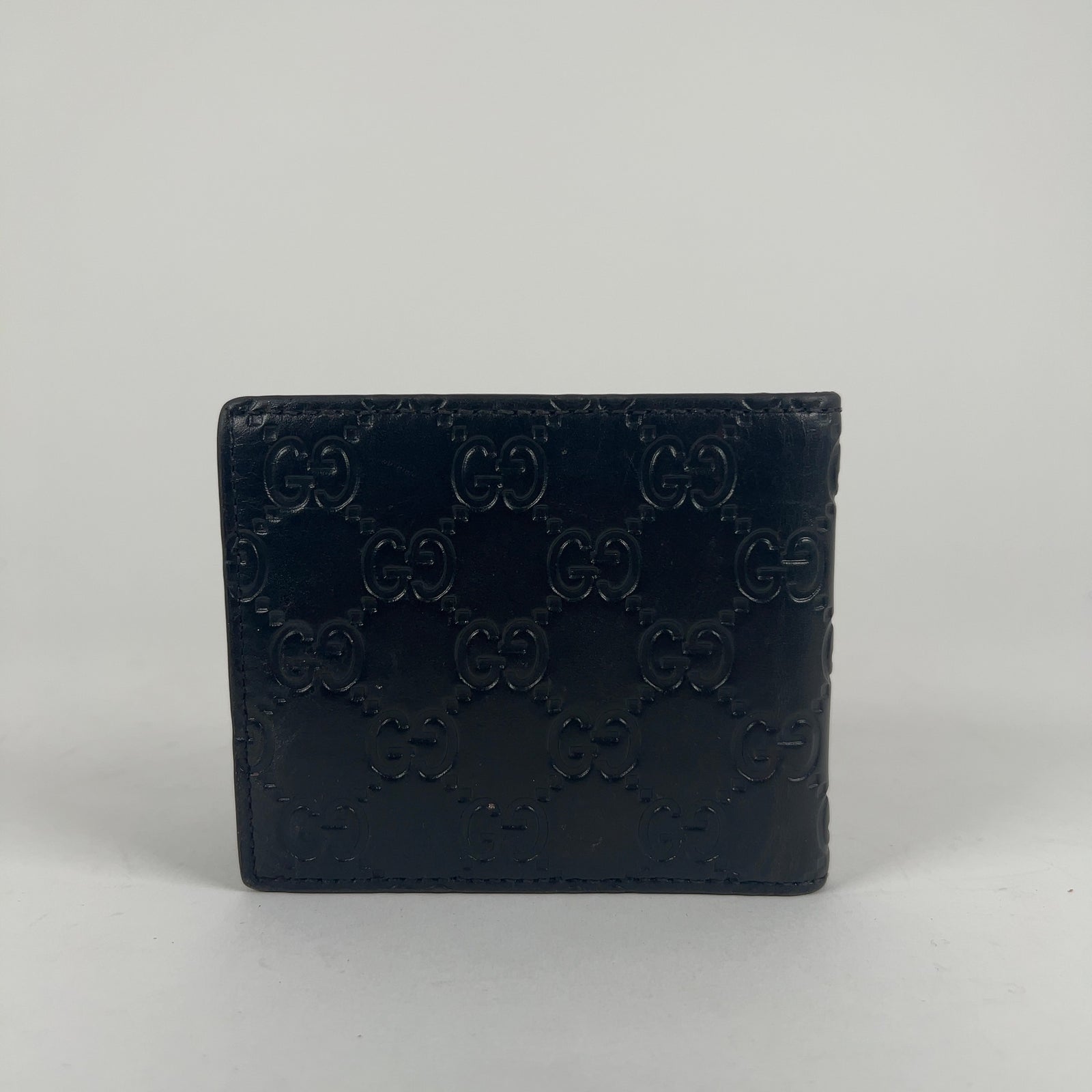 Gucci 'GG' Emblem Leather Wallet