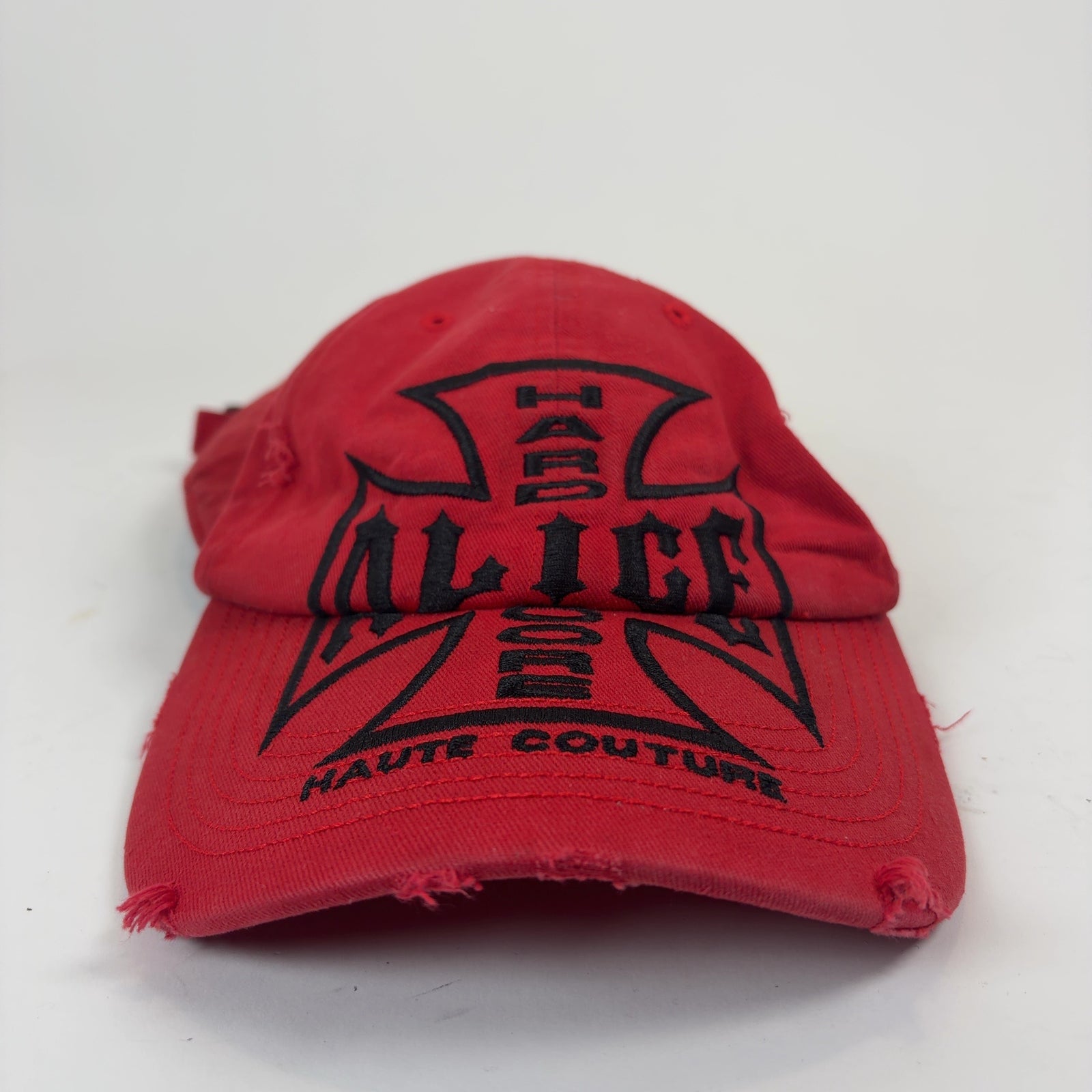 Alice Hollywood Iron Cross Embroidered Red Hat