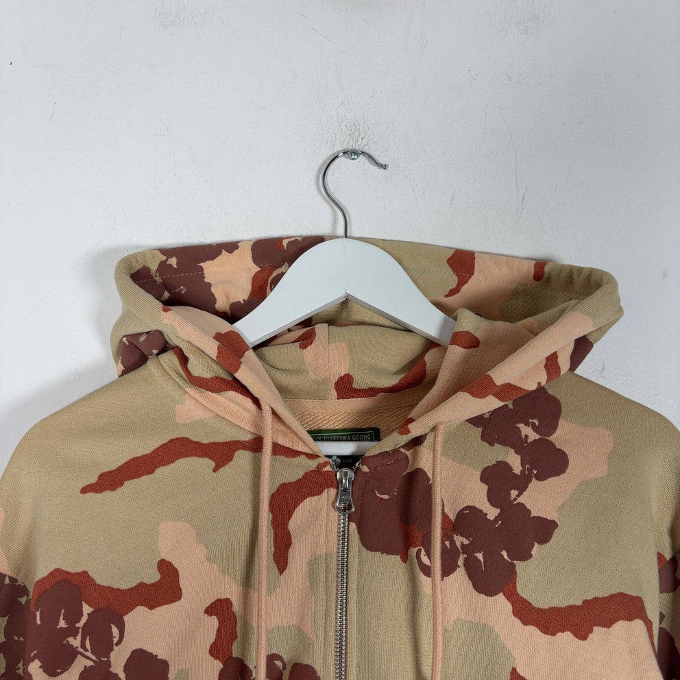 Denim Tears Desert Camouflauge Wreath Zip-Up Hoodie