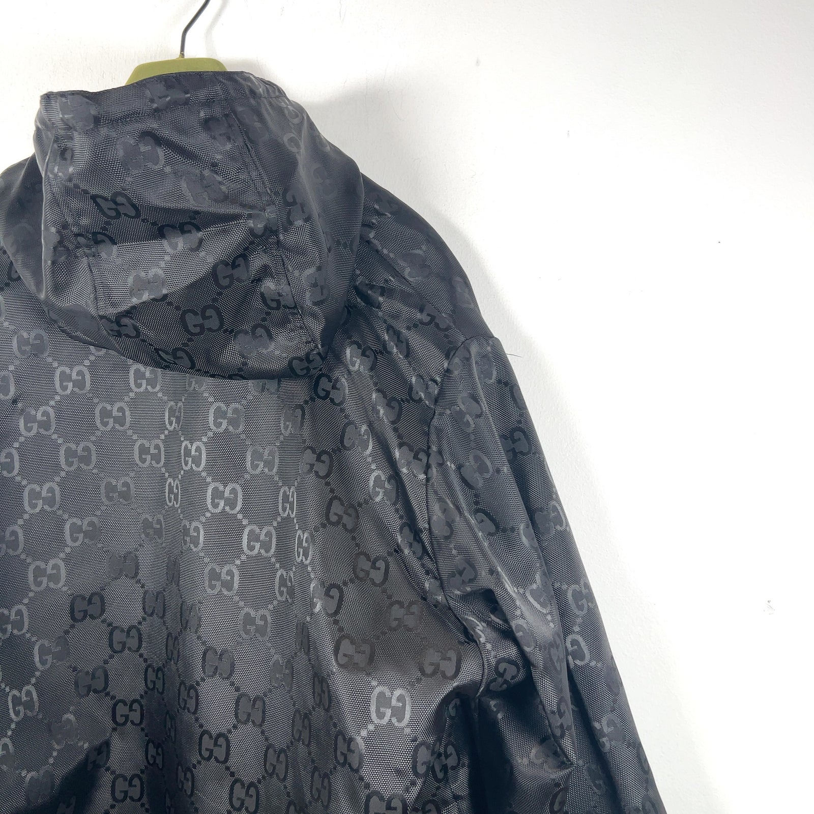 Gucci Off The Grid GG Nylon Zip Up Oversized Jacket