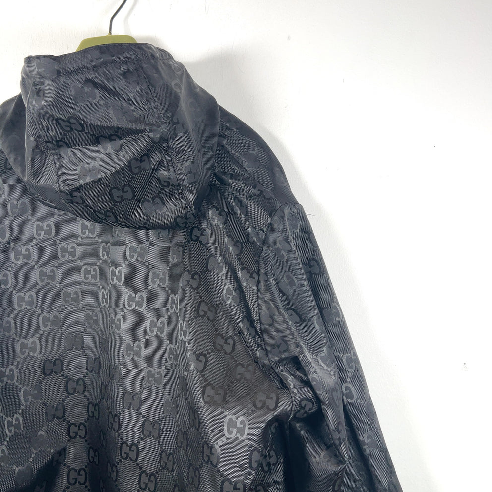 Gucci Off The Grid GG Nylon Zip Up Oversized Jacket