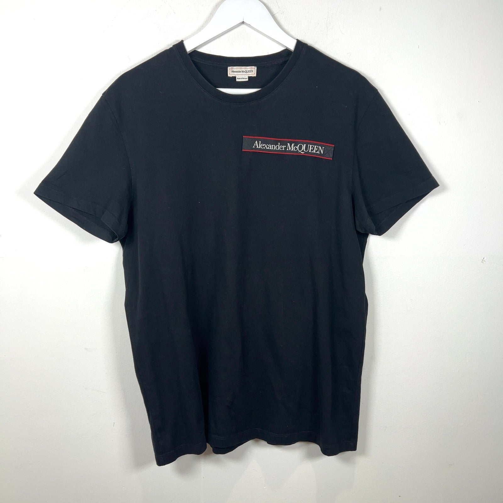 Alexander McQueen Selvedge Tape Logo T-Shirt