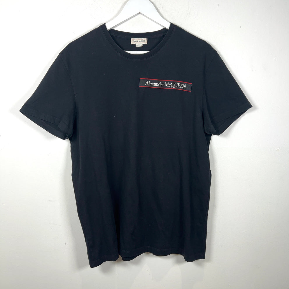 Alexander McQueen Selvedge Tape Logo T-Shirt