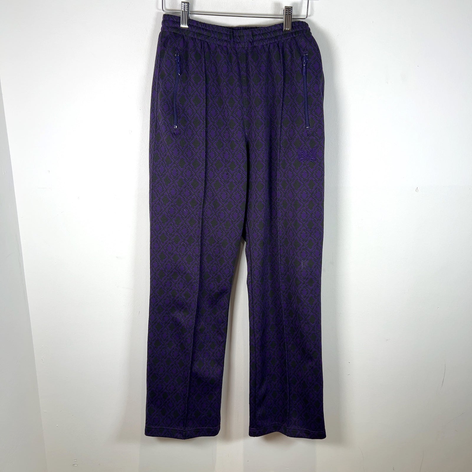 Needles Diamond Chevron Pattern Narrow Pants
