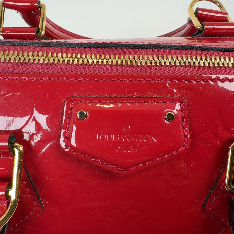 Louis Vuitton Monogram Red Vernis Leather Montana Bag