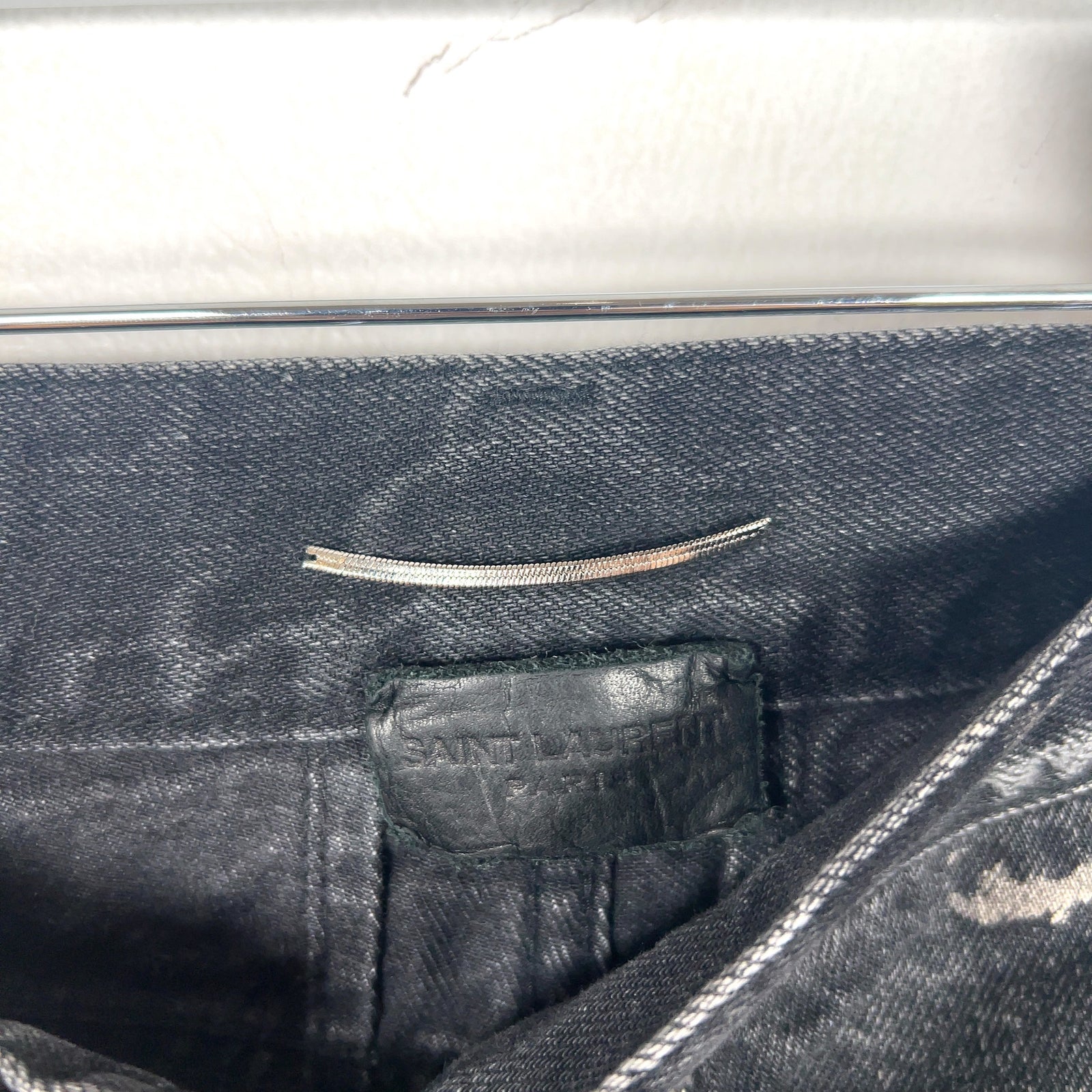 Saint Laurent SS16 'Surf Sound' Bleached Denim Jeans