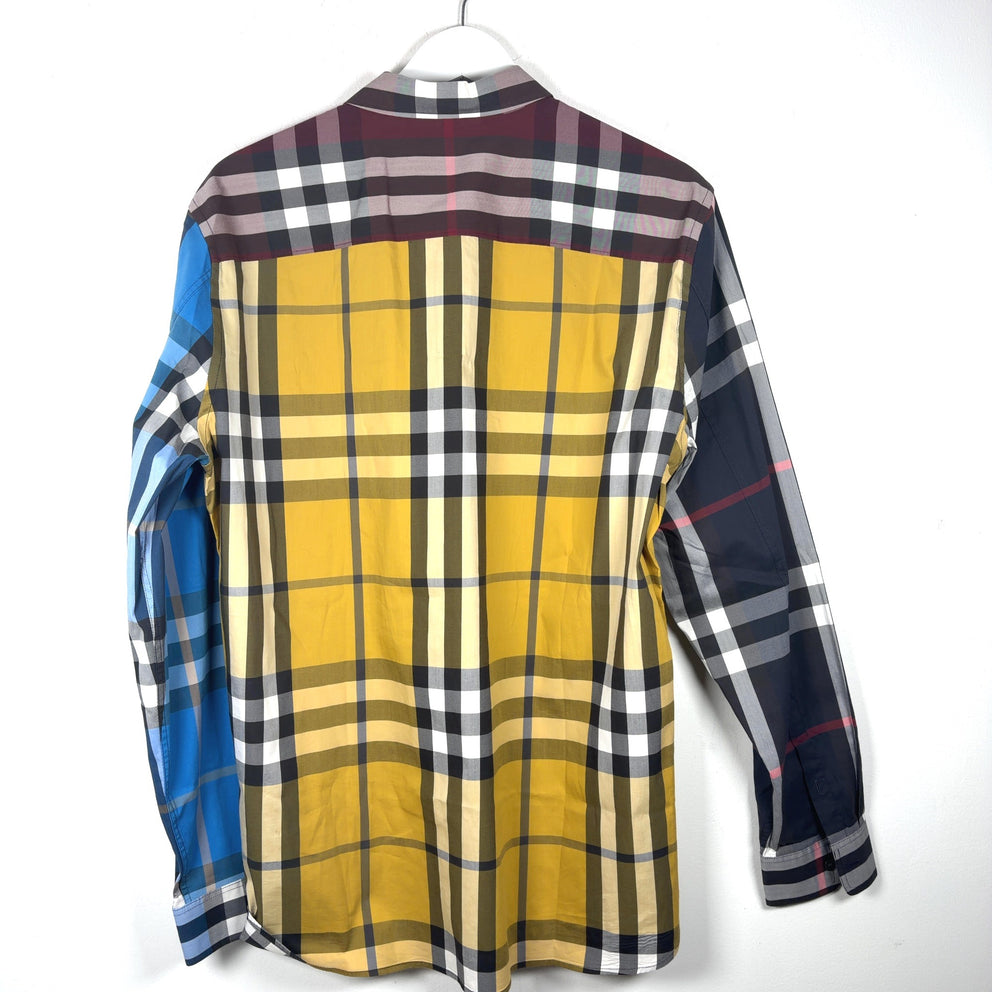 Burberry Plaid Button-Up Shirt