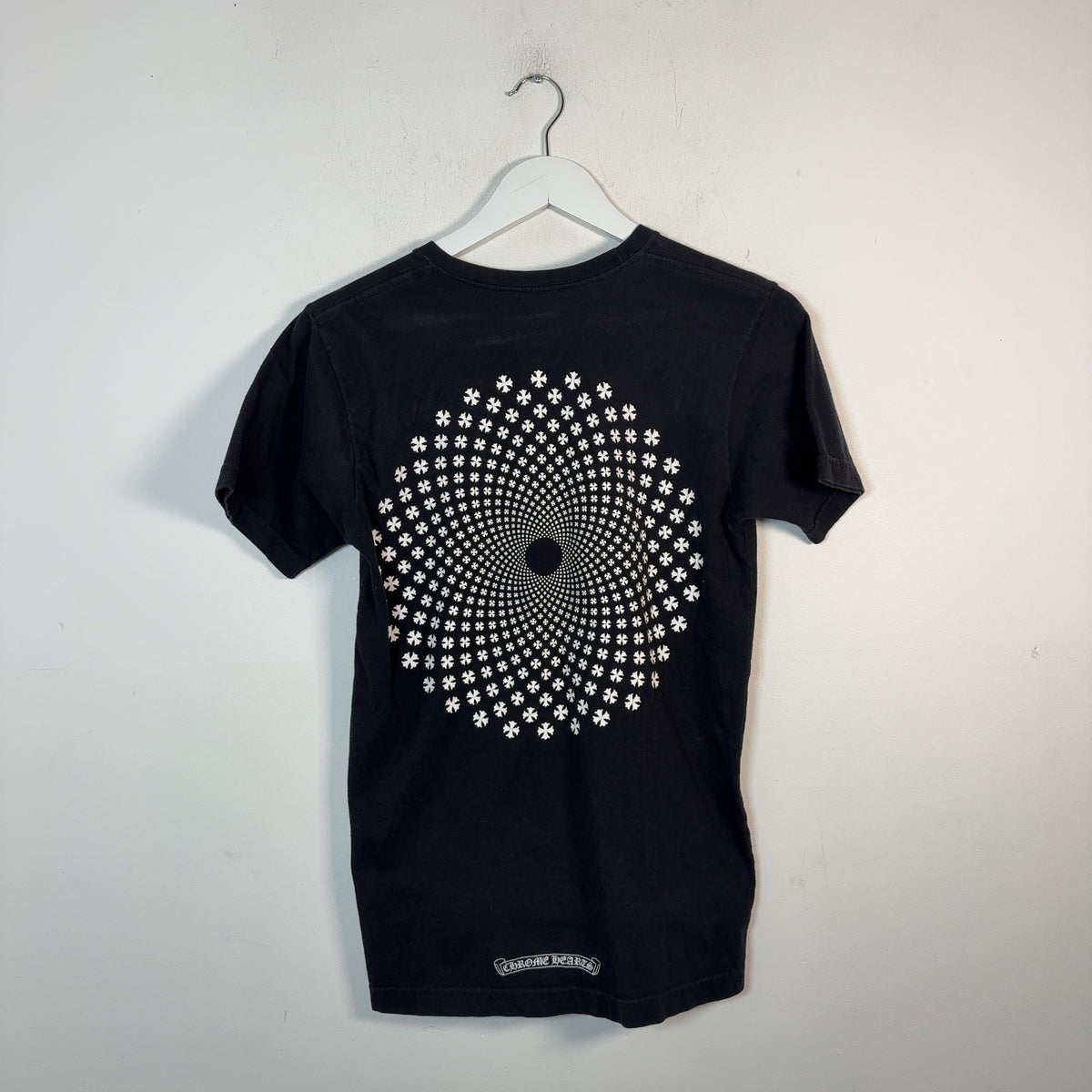 Chrome Hearts Spiral Cross Graphic Pocket T-Shirt