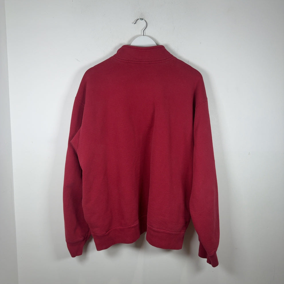 Supreme Embroidered Flag Quarter Zip Jacket