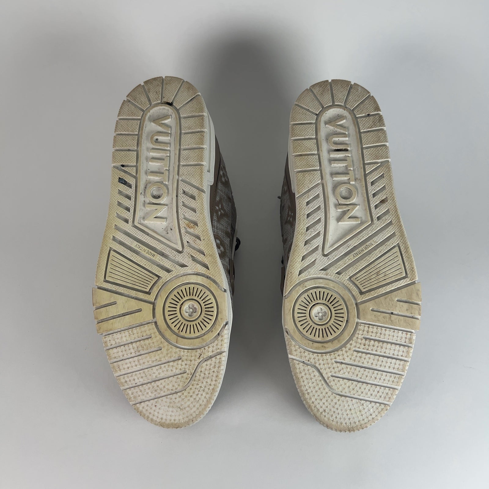 Louis Vuitton Canvas Trainer Lowtop Sneakers