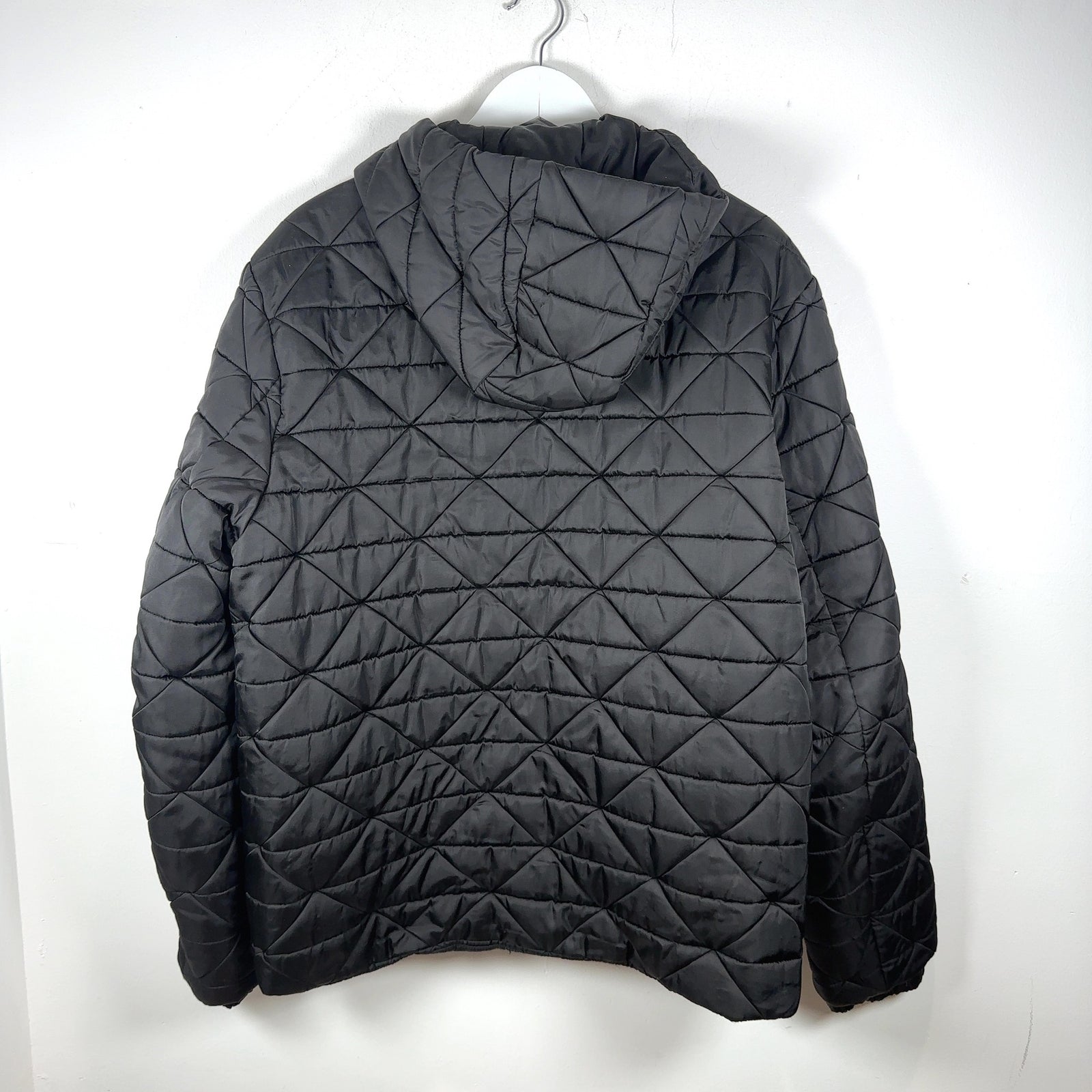 Prada Plaque Logo Quilted Puffer Jacket