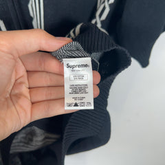 Supreme SS17 Weave Knit Zip Polo Size S