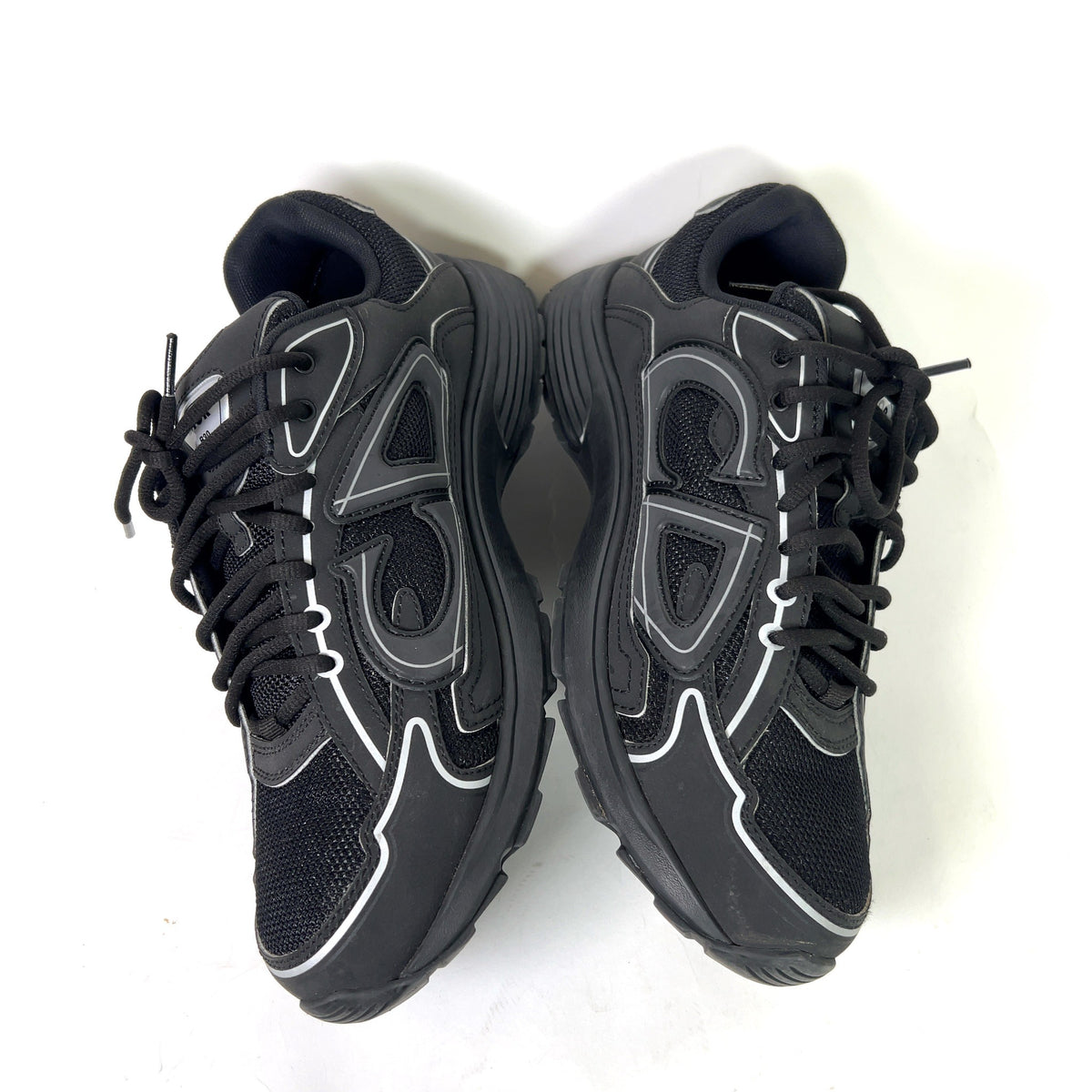 Dior B30 Triple Black Mesh Microfiber Sneakers