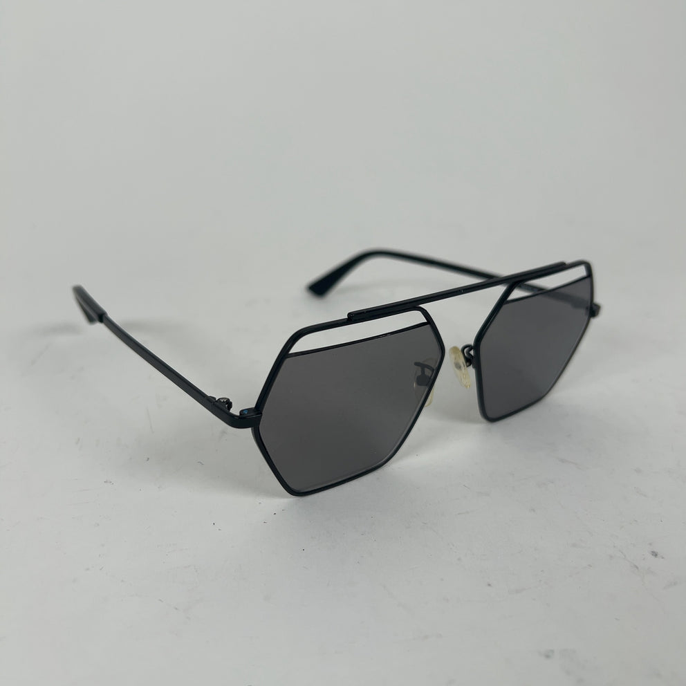 Alexander McQueen Wireframe Cut-Off Glasses Eyeware
