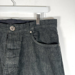 Chrome Hearts Star Patch Raw Denim Jeans