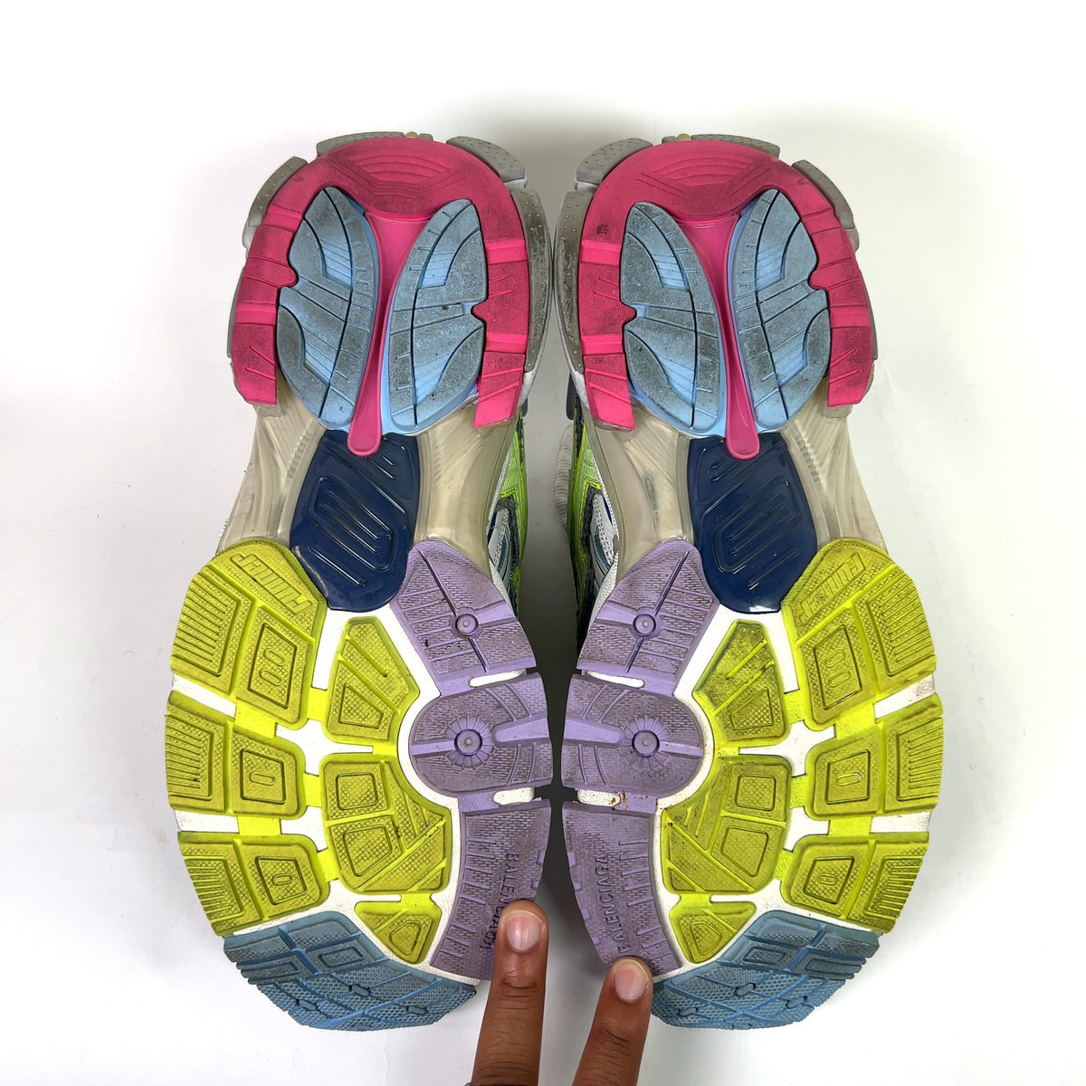 Balenciaga Multicolor Mesh Runner