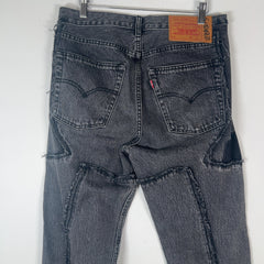 Vetements x Levis Reconstructed Straight Fit Denim Jeans