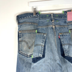 Better With Age Lemon Split Seam Denim Jeans