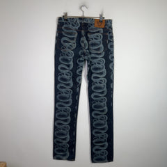 Hysteric Glamour Snake Denim Jeans