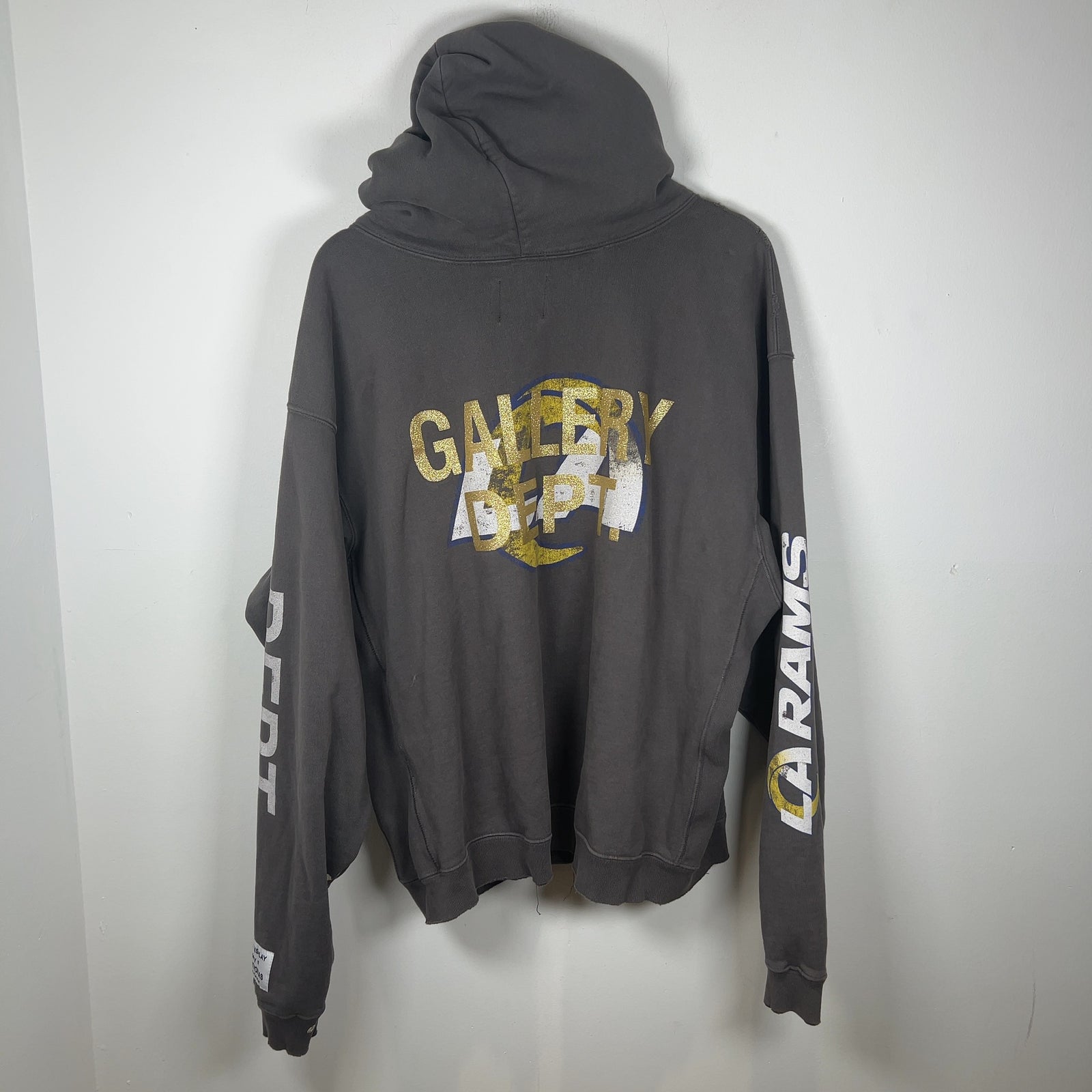 Gallery Dept LA Rams Graphic Distressed Hoodie