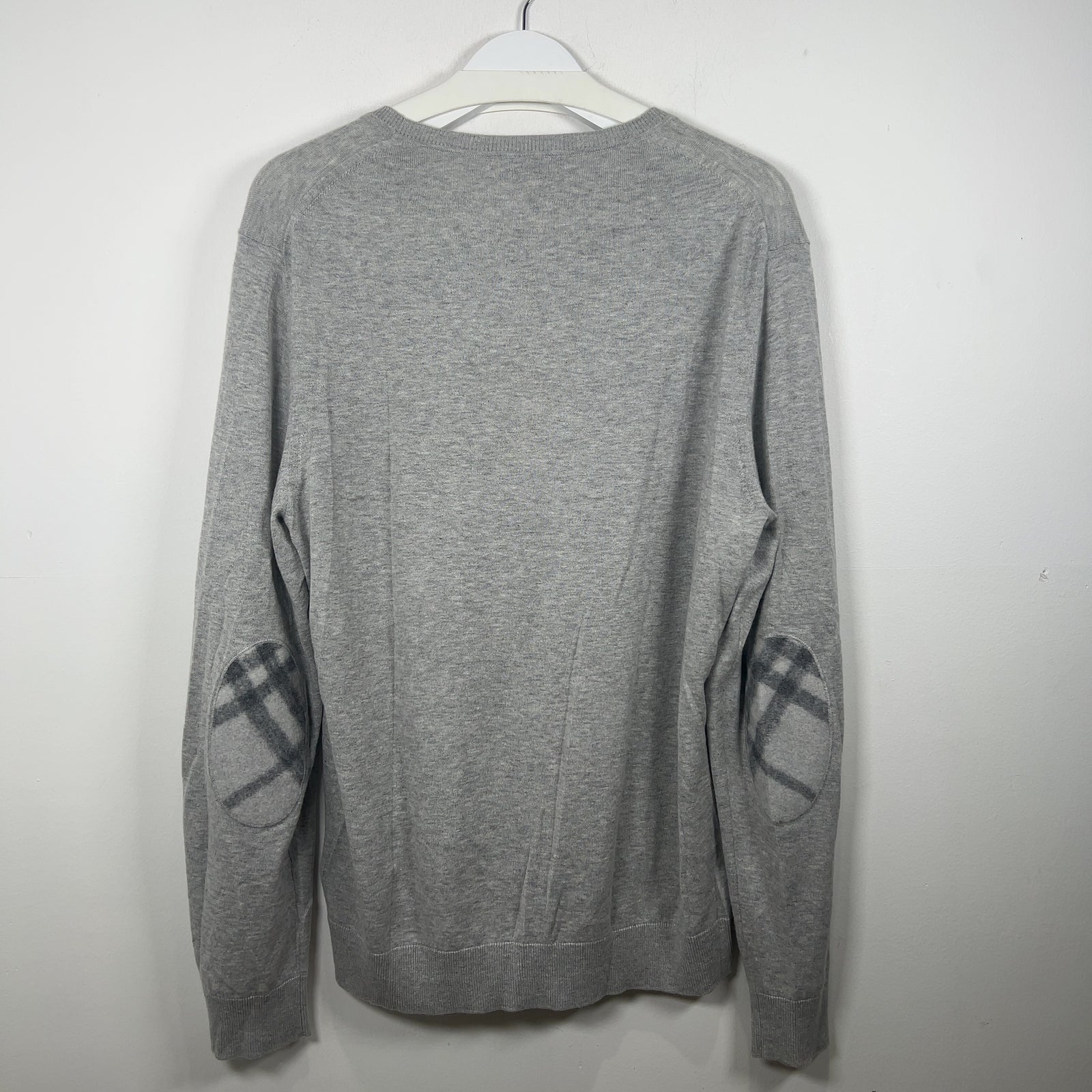Burberry Cashmere Elbow Patch Sweater