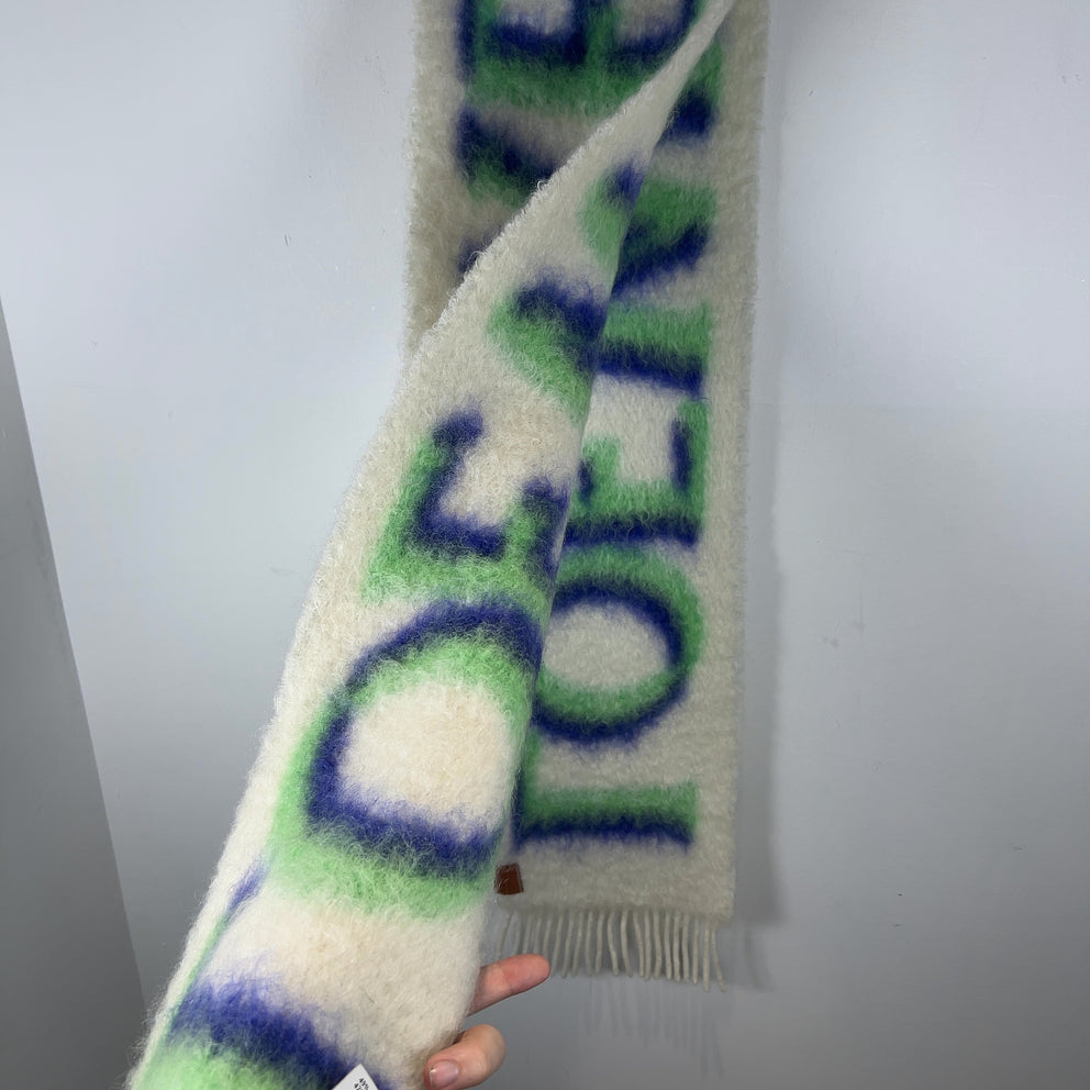 Loewe Mohair Logo Scarf