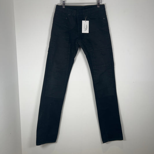 Dior AW07 'Navigate' Patchwork Black Jeans Size 29
