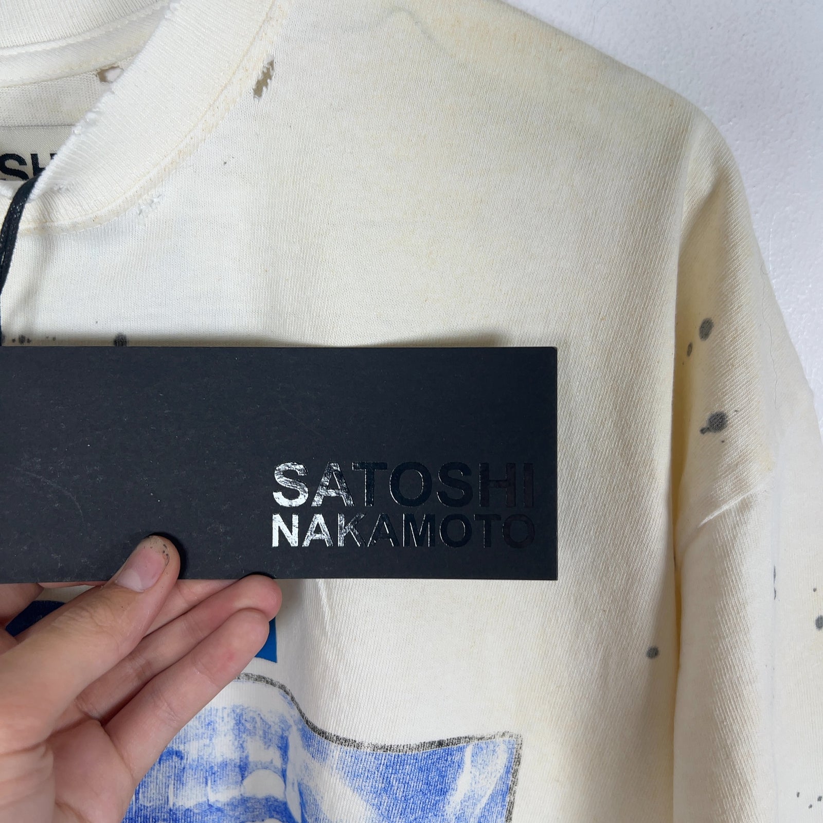 Satoshi Nakamoto 'Dont Forget To Smile' Graphic T-Shirt