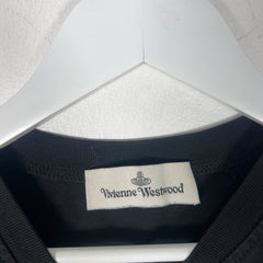 Vivienne Westwood Spray Paint Orb Logo Cropped T-Shirt