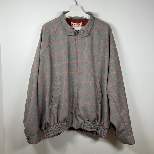 Marni Check Zip Up Jacket