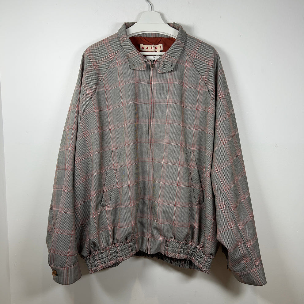 Marni Check Zip Up Jacket